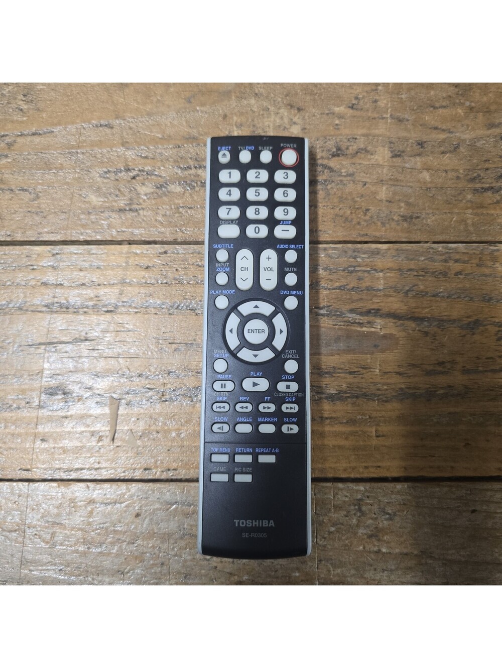 OEM Toshiba SE-R0305 Remote Control TV DVD